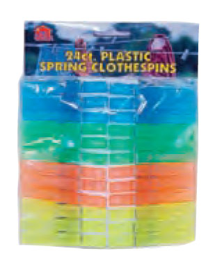 (image for) Clothespin Plastic 24 Pack