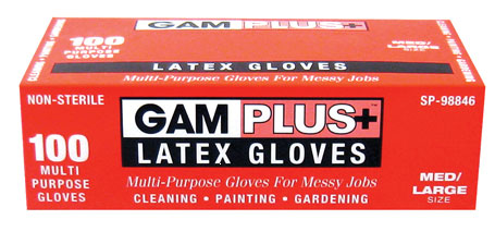 (image for) Gloves Latex Md/Lg 100/Bx
