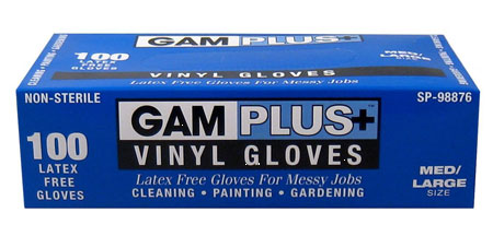 (image for) Gloves Vinyl Md 100/Bx