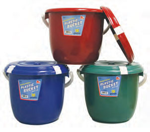 (image for) Pail 16-Qt Plastic W/Lid