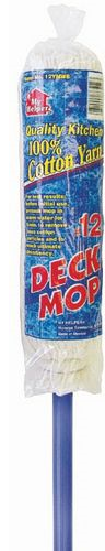 (image for) Mop #12 Cotton W/Wd Hdl Yacht