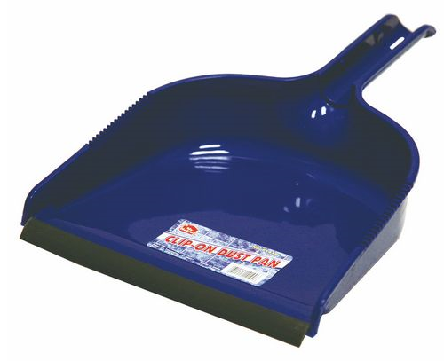 (image for) Dust Pan 13" Plastic Rubr Edge