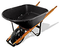 (image for) Wheelbarrow 6-Cf Poly Tray