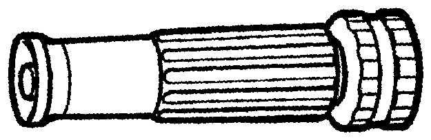 (image for) Nozzle Twist Straight Poly