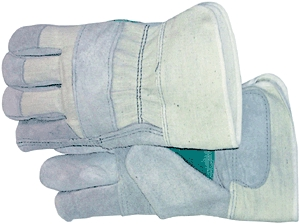 (image for) Gloves Dbl-Leather Palm Lg - Click Image to Close
