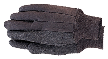(image for) Gloves Pvc Plast Dot Jersey Lg