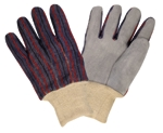 (image for) Gloves Knitwrist Leather Palm - Click Image to Close