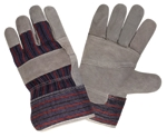 (image for) Gloves Split-Leather Palm Lg - Click Image to Close