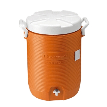 (image for) Cooler 10-Gal Orange/White