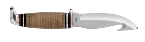 (image for) Knife Leather Hunter Gut Hook