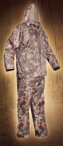 (image for) Rain Suit .18linedcamopoly Lg