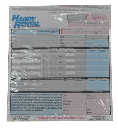 (image for) Contracts Handy Rental 100/Pk