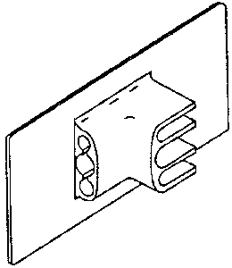 (image for) Label Hldr Peg 2.12x1.25"