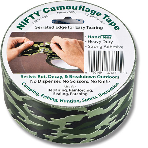 (image for) Packaging Tape Camo Hand Tear
