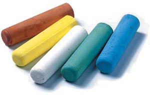 (image for) Chalk Railroad Crayon Yellow