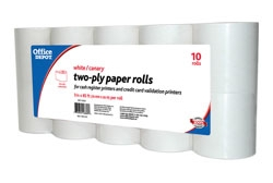 (image for) Roll Cc Paper 3" 2ply 10pk