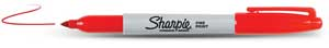 (image for) Marker Sharpie Fine-Pnt Red