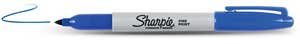 (image for) Marker Sharpie Fine-Pnt Blue