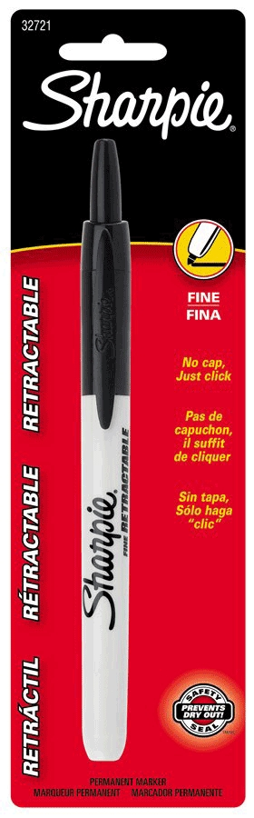 (image for) Marker Sharpie Retractbl Black