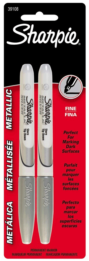 (image for) Marker Sharpie Silver 2/Cd