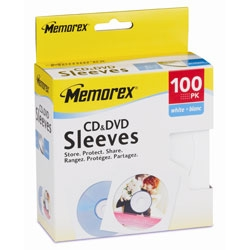 (image for) Sleeves Cd/Dvd Ppr 100/Pk